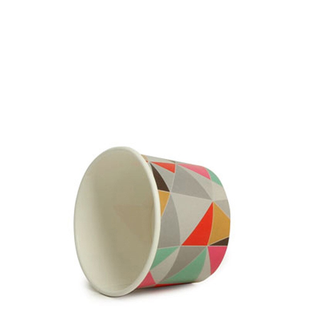8oz Ice Cream Cups -Polygon Design- x 1000 Case